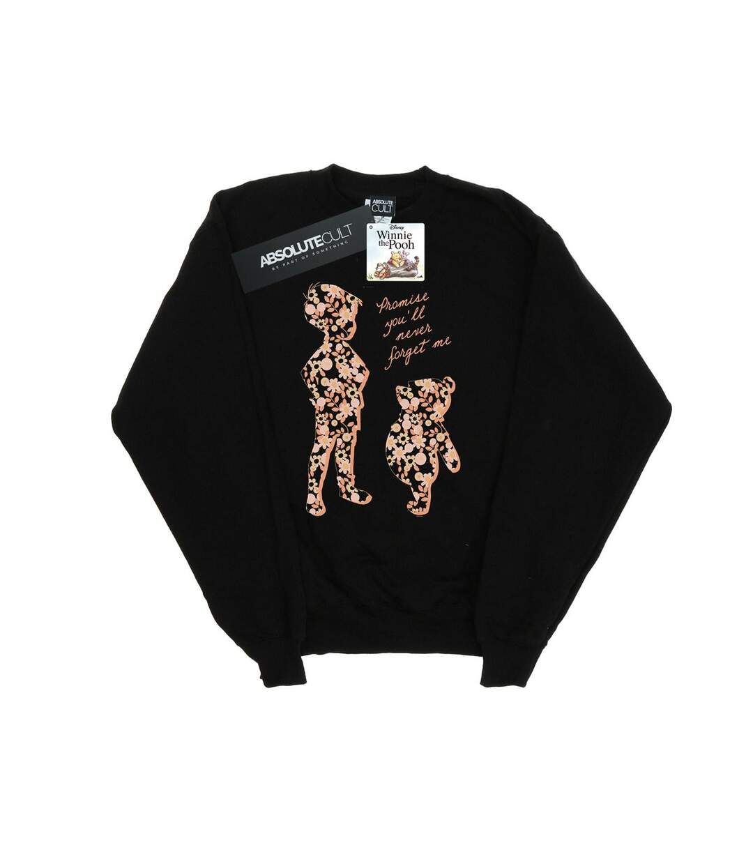 Disney Sweatshirt Womens/Ladies Winnie The Pooh Promise You'll Never Forget (Noir) - UTBI42865-1