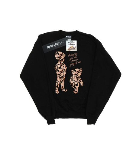 Disney Sweatshirt Womens/Ladies Winnie The Pooh Promise You'll Never Forget (Noir) - UTBI42865