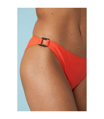 Gorgeous Womens/Ladies Ring Detail Bikini Bottoms (Coral) - UTDH325