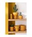 Vase Rond Design Zenia 25cm Ocre-3