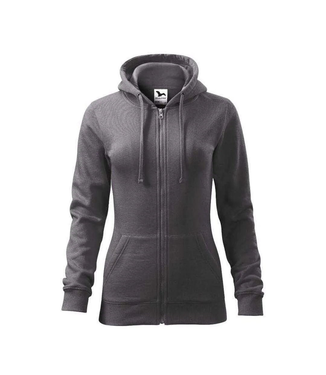 Womens/ladies Trendy Hoodie Graphite Malfini-1