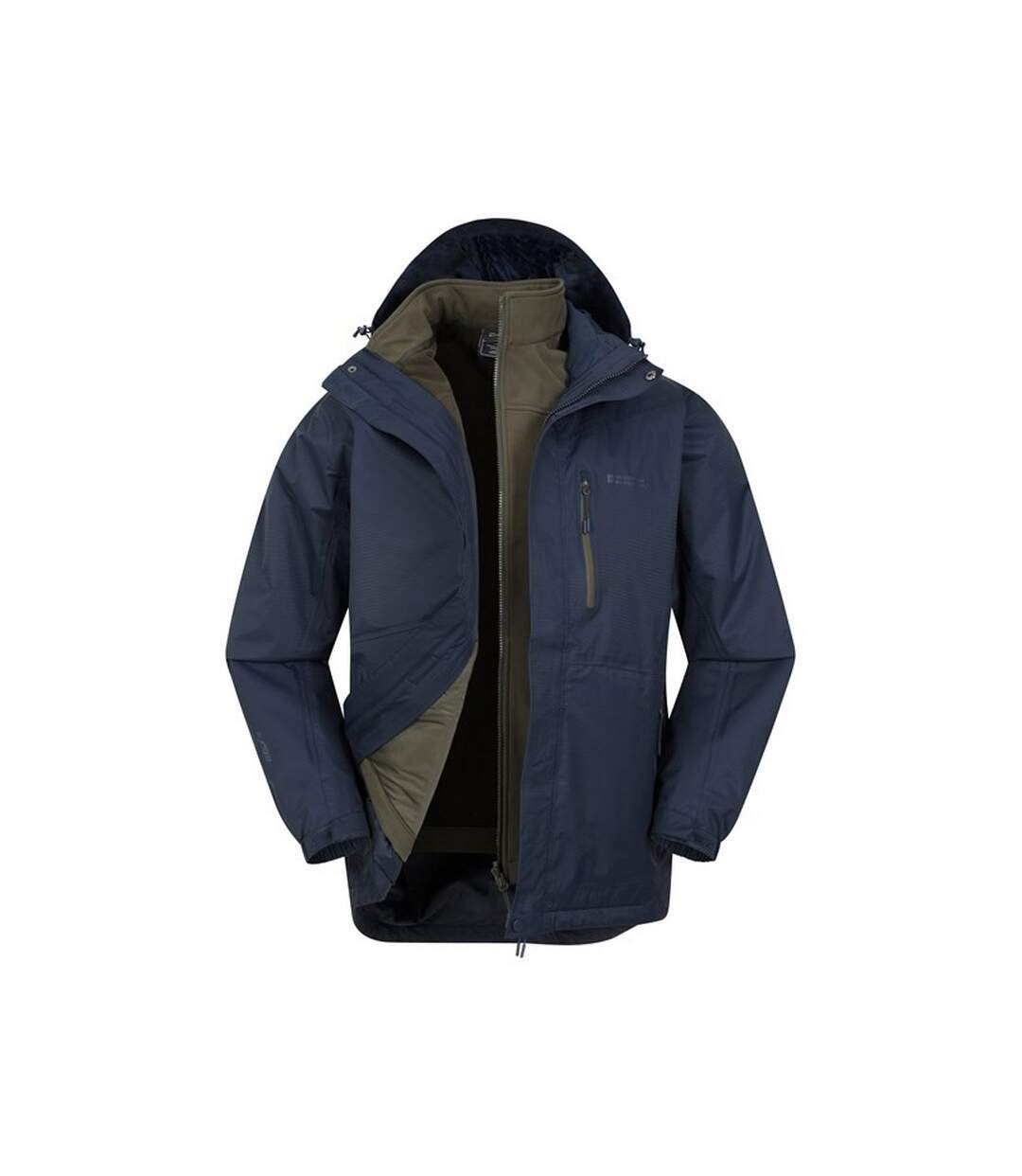 Veste Imperméable Bracken Extreme Homme Bleu Mountain Warehouse-3