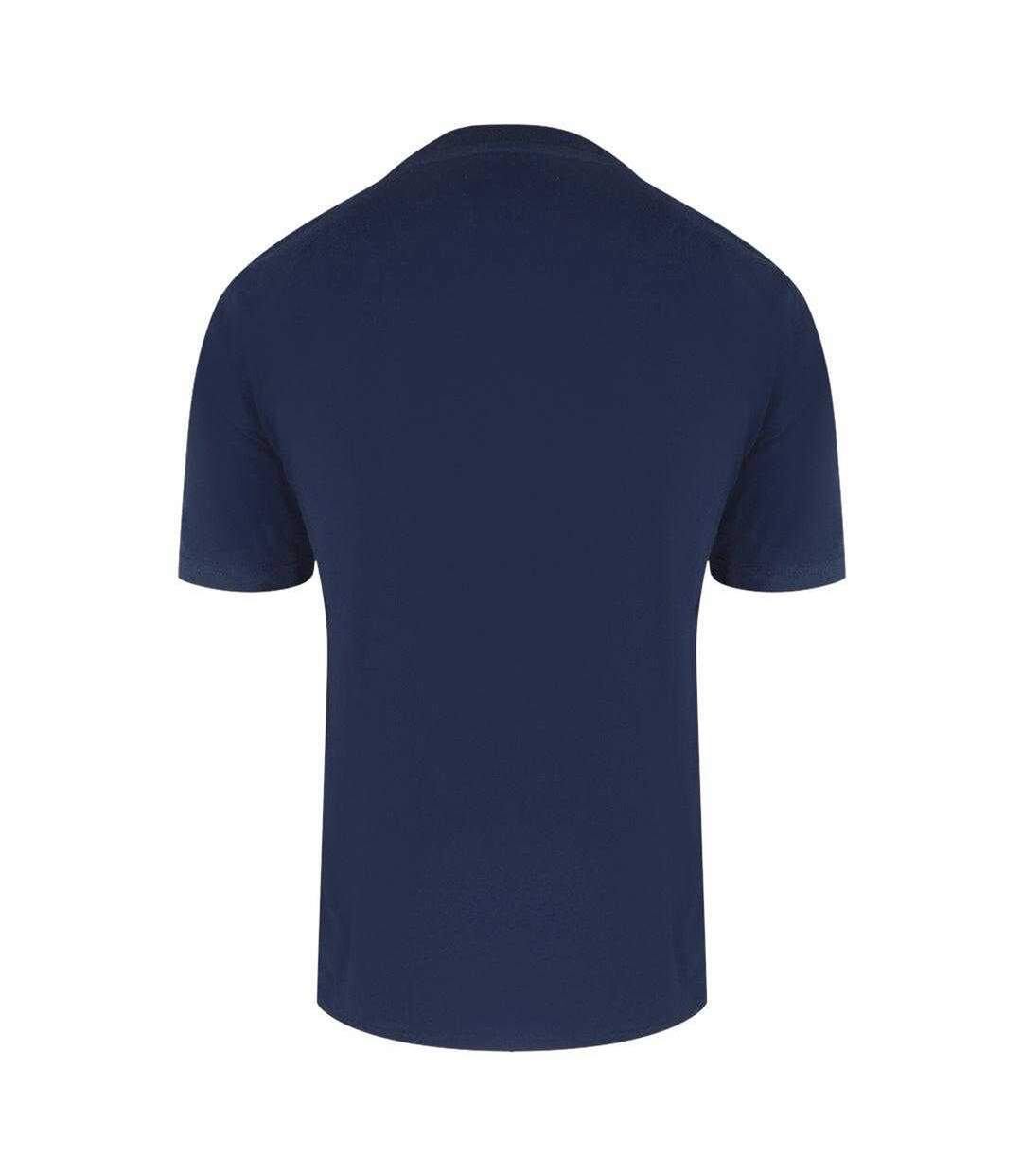 T-shirt Motif Logo Homme Bleu Marine Aquascutum-2