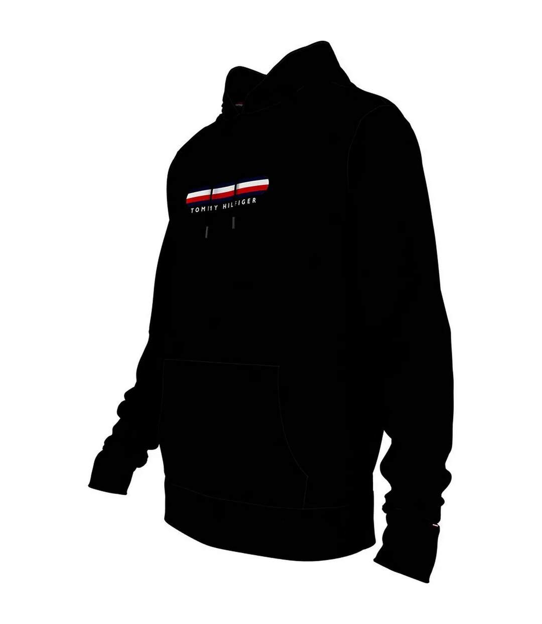 Sweat À Capuche Style Logo Lounge Homme Noir Tommy Hilfiger-4