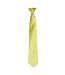 Premier Colours Mens Satin Clip Tie (Mid Blue) (One size) - UTRW4407