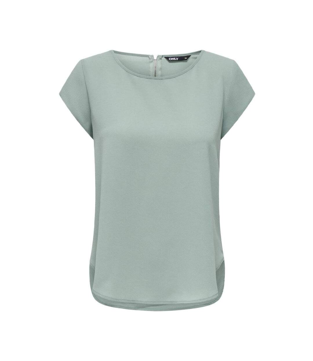 T-shirt vert femme only onlvic - 34-3