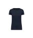 Kariban Womens/Ladies Cotton Crew Neck T-Shirt (Navy) - UTRW7487