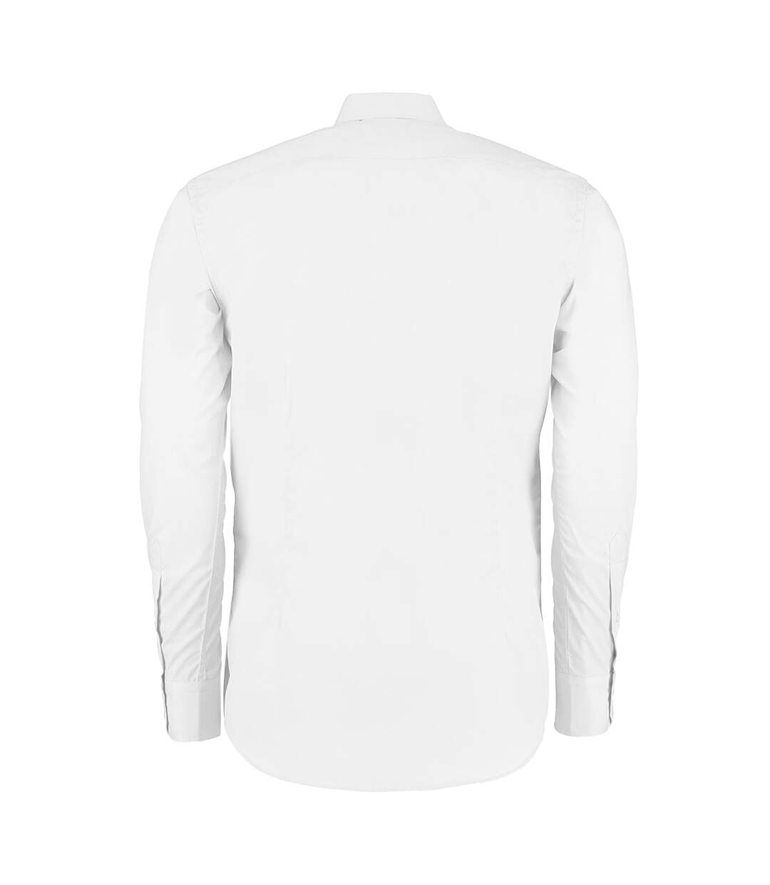 Chemise coupe cintrée à manches longues homme blanc Kustom Kit-2