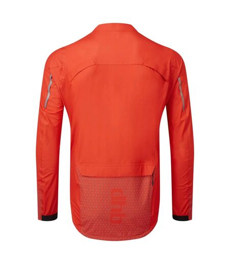 Mens Aeron Reflective Waterproof Cycling Jacket Red Dhb