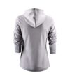 Printer RED Womens/Ladies Layback Hoodie (Grey Melange)
