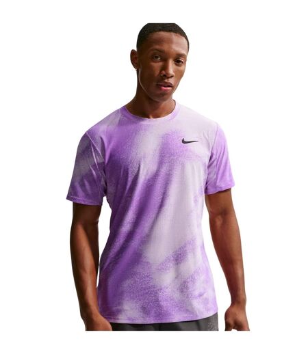 T-shirt Court Slam Homme Rose Violet Noir Nike