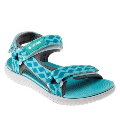 Sandales Hanary Femme Gris Turquoise Clair Hi-Tec