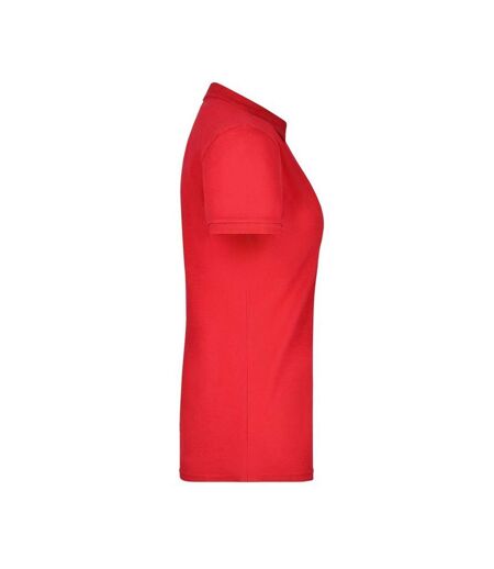 Polo Femme Rouge Clair James And Nicholson