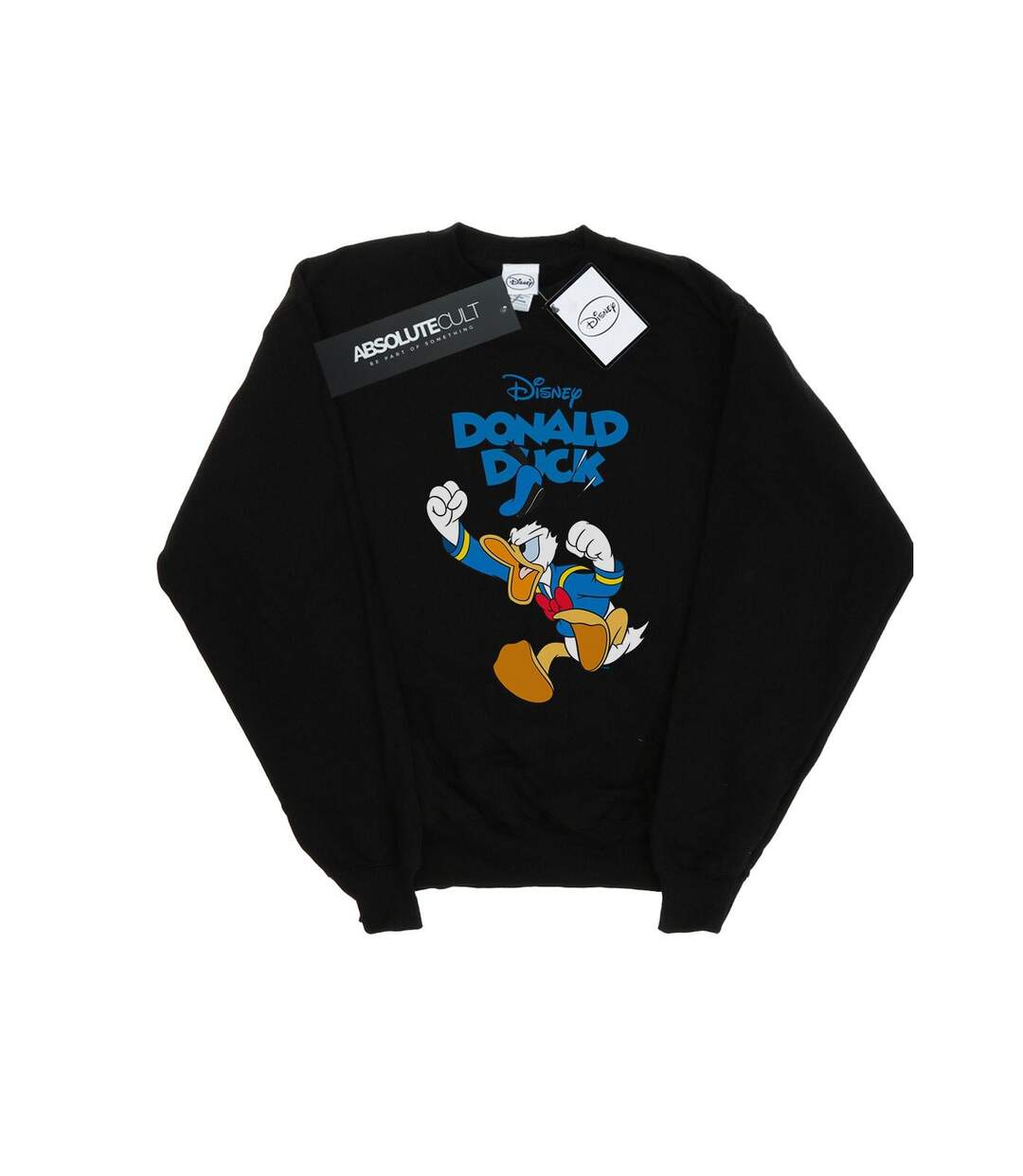 Disney Sweatshirt Donald Duck Furious Donald Womens/Ladies (Noir) - UTBI27900-1