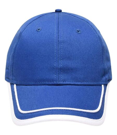 Casquette 6 panneaux coton brossé - MB6501 - bleu roi