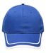 Casquette 6 panneaux coton brossé - MB6501 - bleu roi-1
