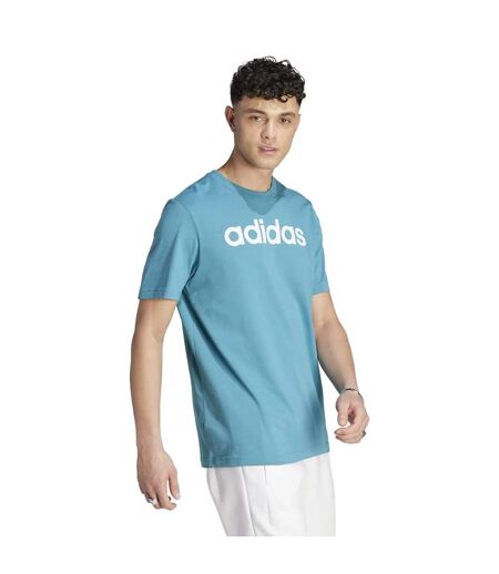 T-shirt essentials linear homme bleu Adidas
