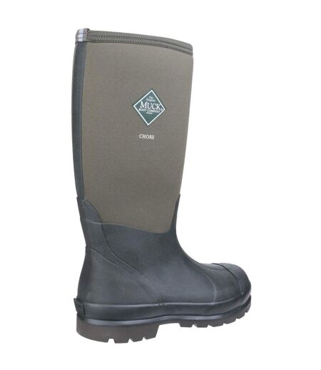 Muck Boots Unisex Chore Classic Hi Patterned Wellingtons (Moss) - UTFS4292