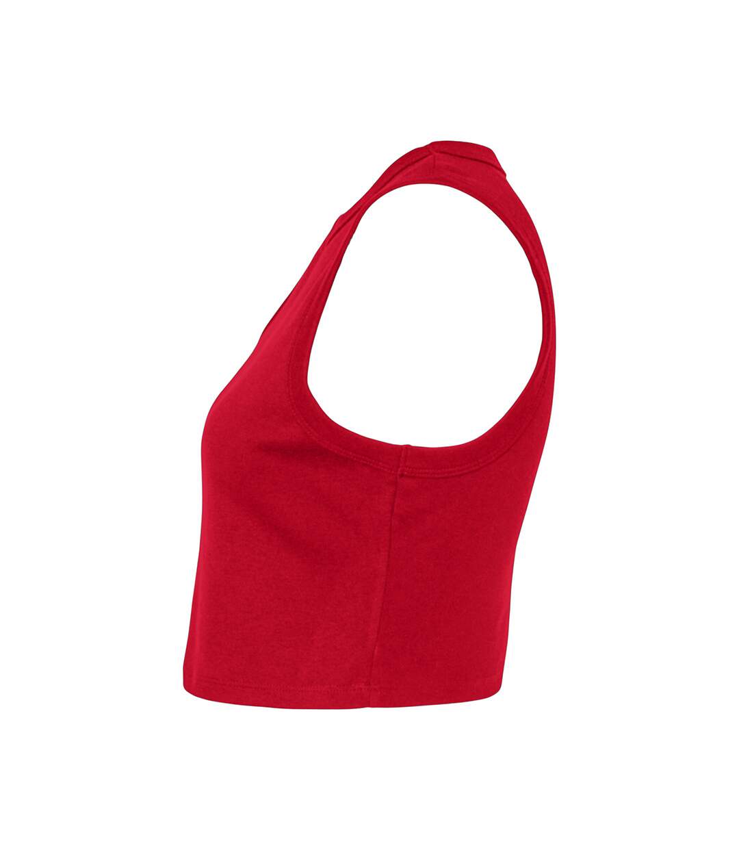 Haut court femme rouge Bella + Canvas