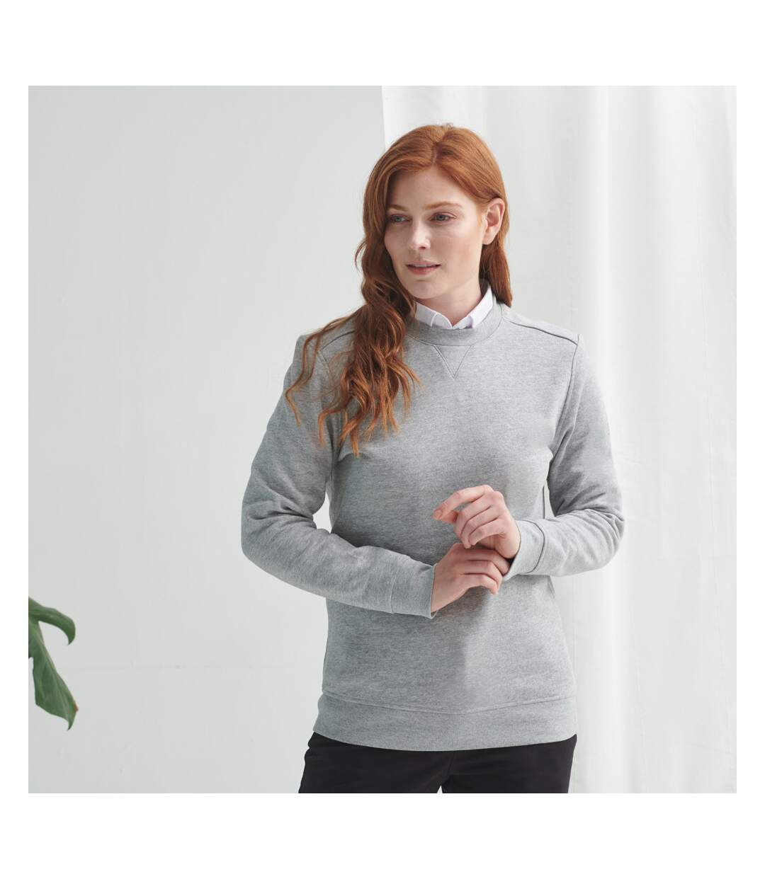 Sweat adulte gris chiné Henbury