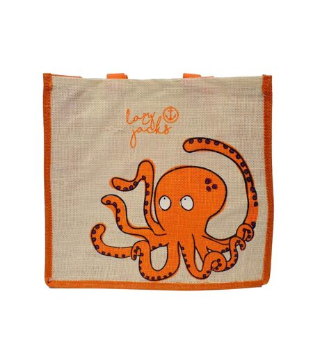 Tote Bag Motif/style Pieuvre Taille Unique Orange Lazy Jacks