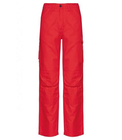 Pantalon de travail multipoches - Femme - WK741 - rouge