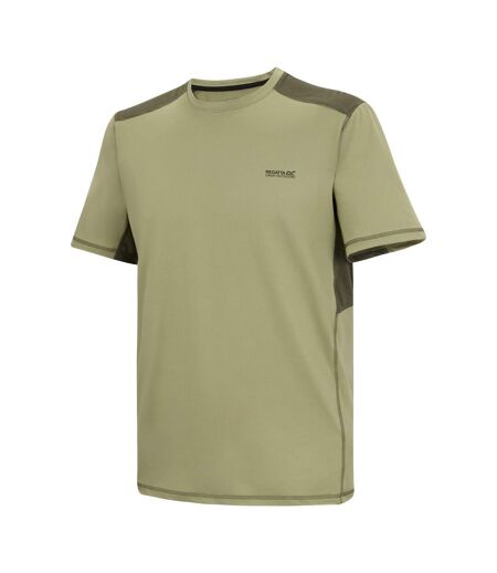 T-shirt Virda Homme Vert Pâle Kaki Foncé Regatta