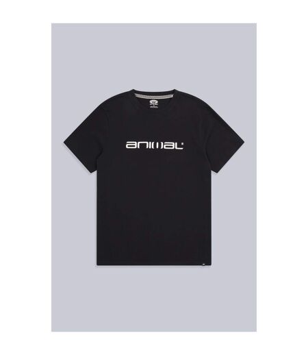 Mens leon organic relaxed fit t-shirt black Animal