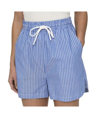 Short bleu à rayures femme only arja - l