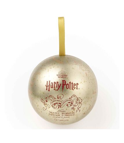 Harry Potter - Boule de Noël (Beige doré / Bordeaux) (Taille unique) - UTTA11200