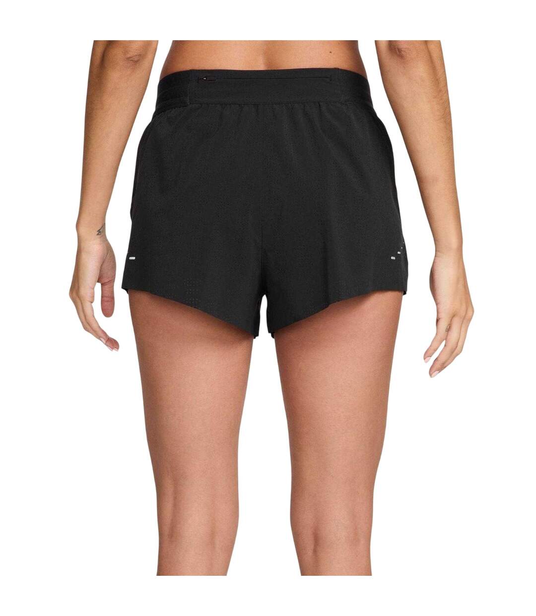 Short De Course Femme Noir Blanc Nike-2