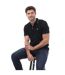 Mens Spello Piped Polo Shirt Black Weekend Offender-4