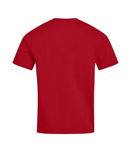 Mens Club Plain T-shirt Flag Red Canterbury