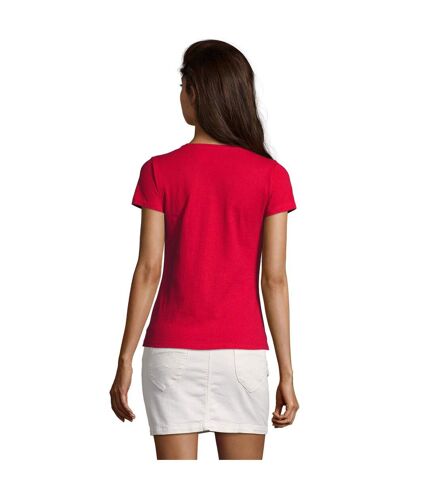 SOLS - T-shirt IMPERIAL - Femme (Rouge) - UTPC5447