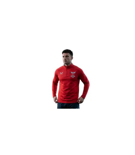 Haut De Sport Motif/style Scarlets 2024/25 Adulte Rouge Castore