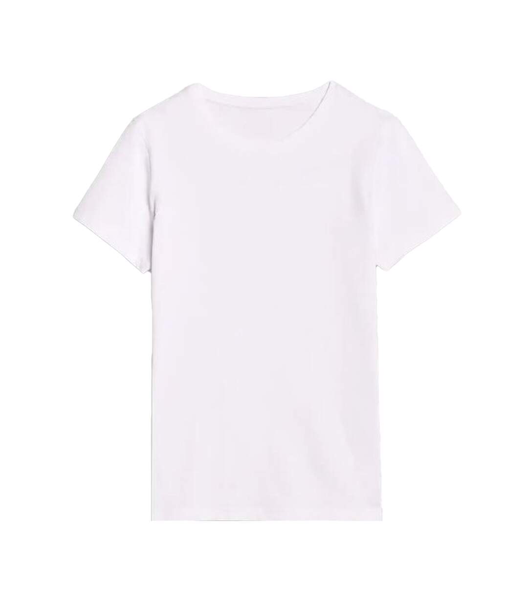 T-shirt Wmm00ttshf225 Femme Blanc 4F-2