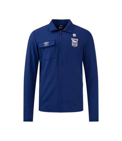 Mens 24/25 ipswich town fc jacket blue depth Umbro