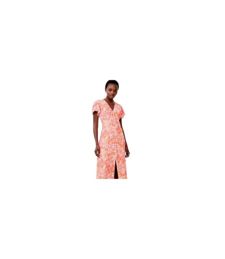 Robe Mi-longue Cass Delph Femme Rose French Connection