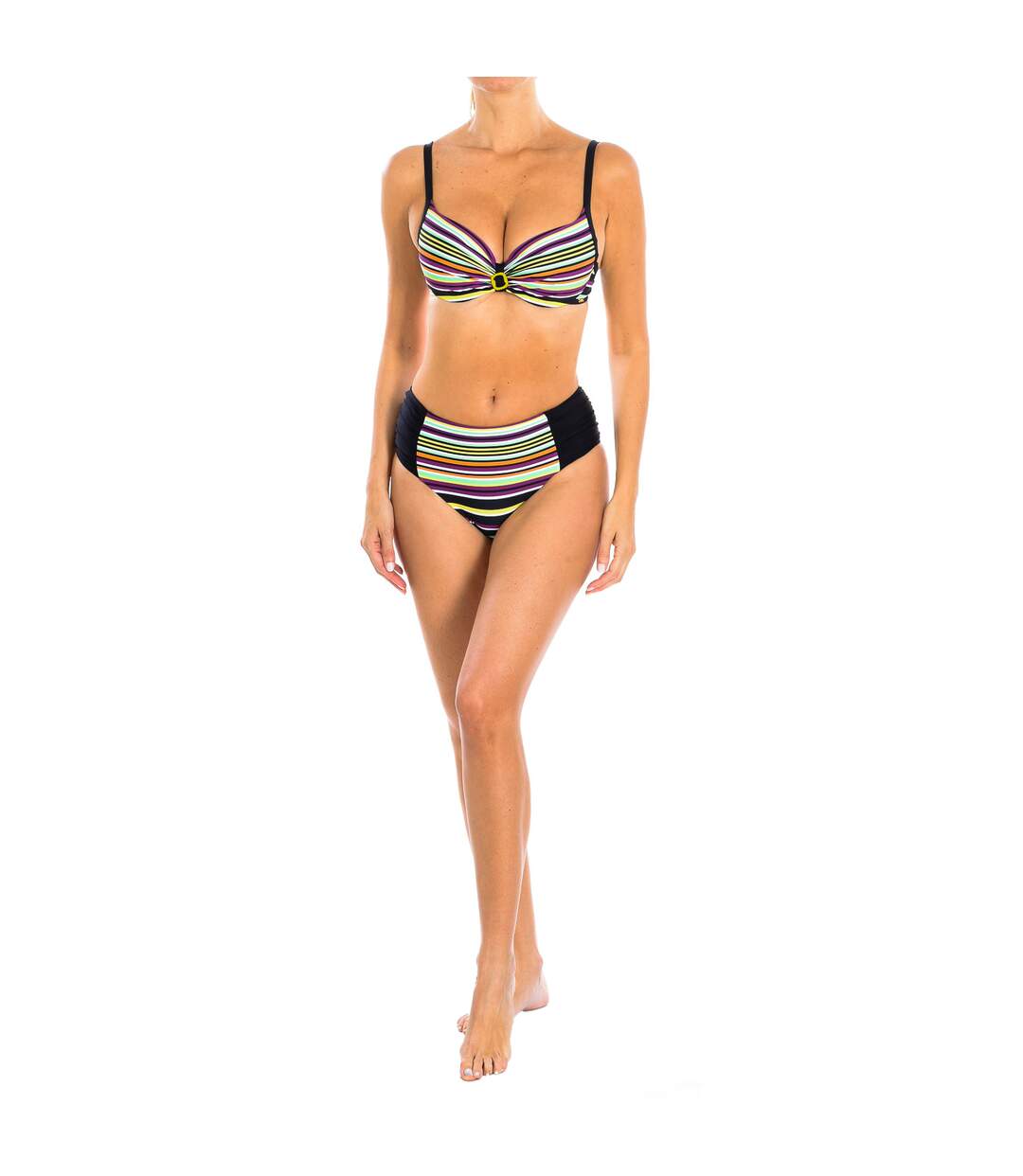 Women's high waisted bikini bottom W231057-5