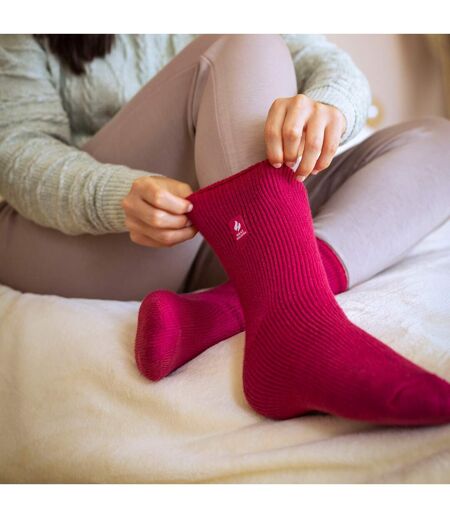 2 Pairs Ladies Thermal Socks Original & Knee High Winter Warm Boot Socks