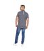 Mens Mcclay Polo Shirt Charcoal Crosshatch-3