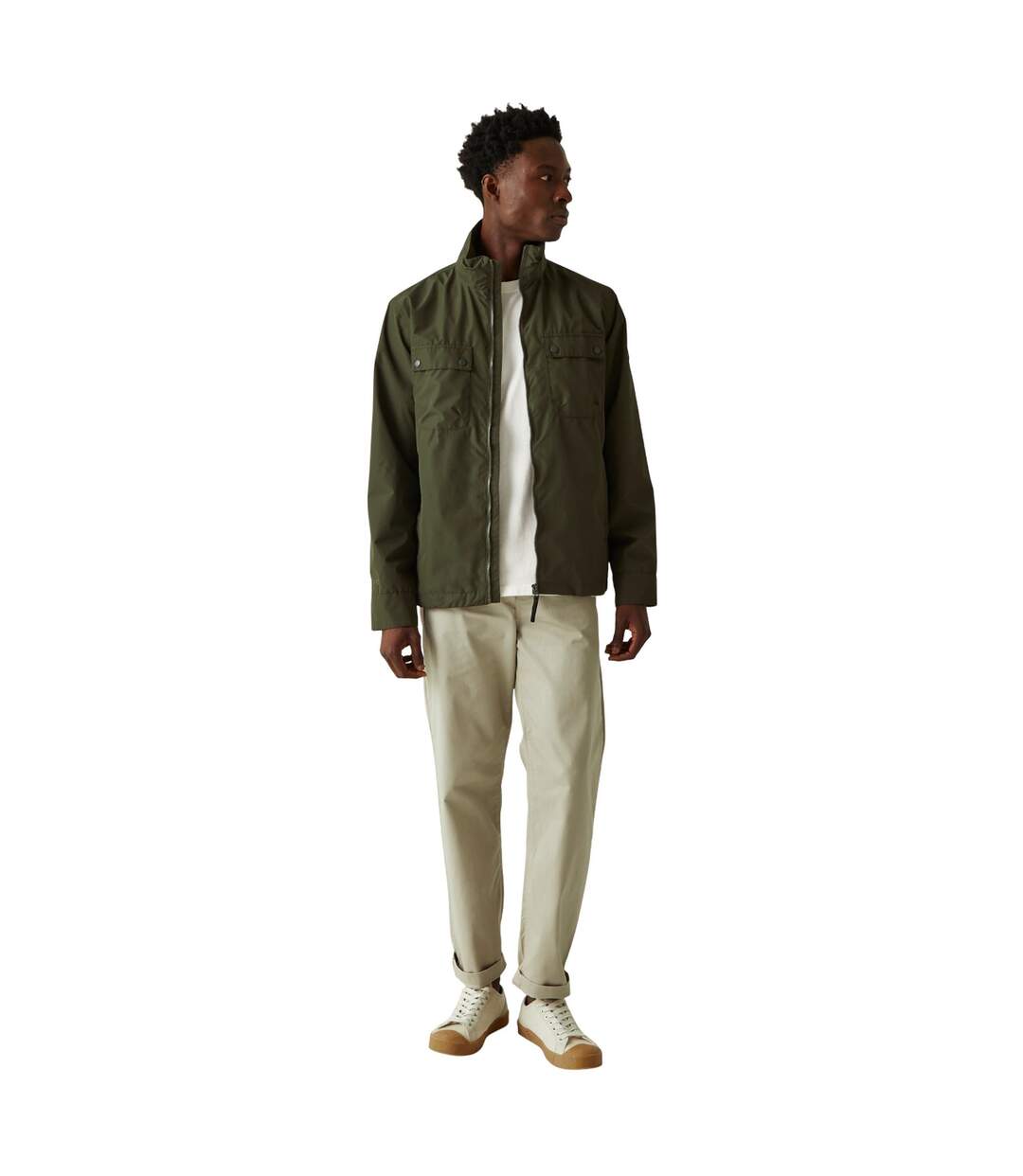 Veste Imperméable Raytan Homme Kaki Foncé Regatta-3