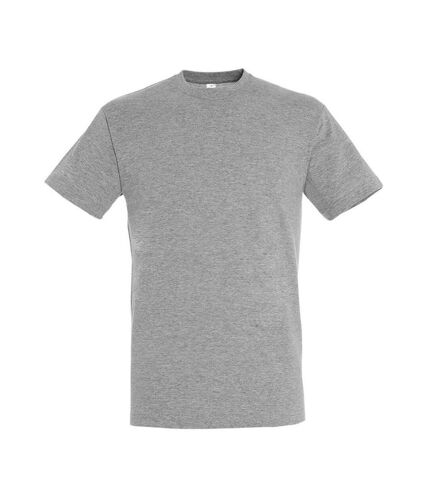 SOLS Mens Regent Marl T-Shirt (Grey Marl)