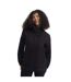 Veste Imperméable Unie À Capuche Jodie Femme Noir Trespass-1
