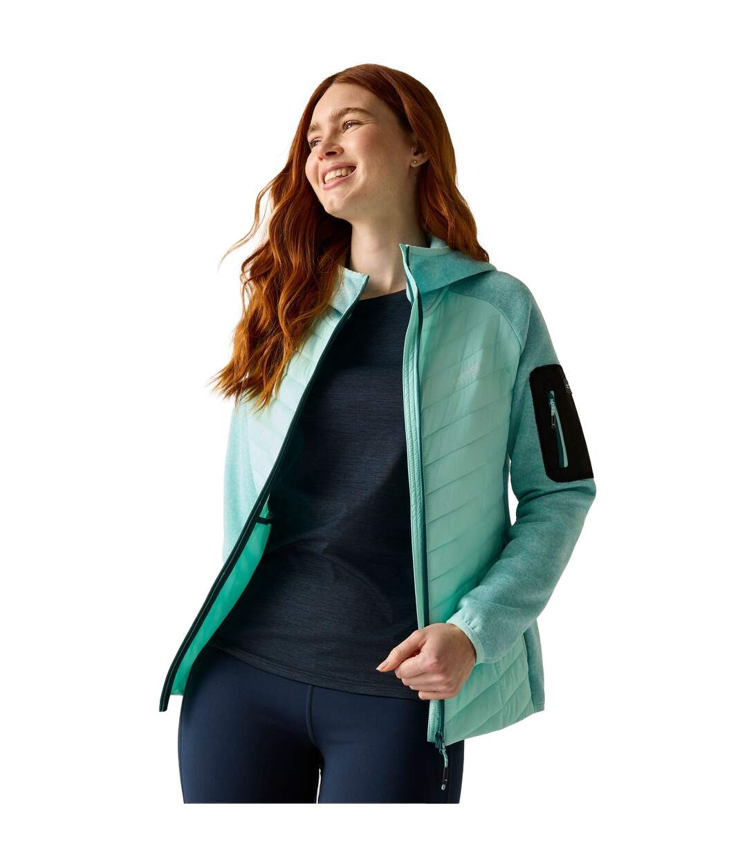 Womens/ladies Newhill Hybrid Jacket Water Ballet Regatta-1