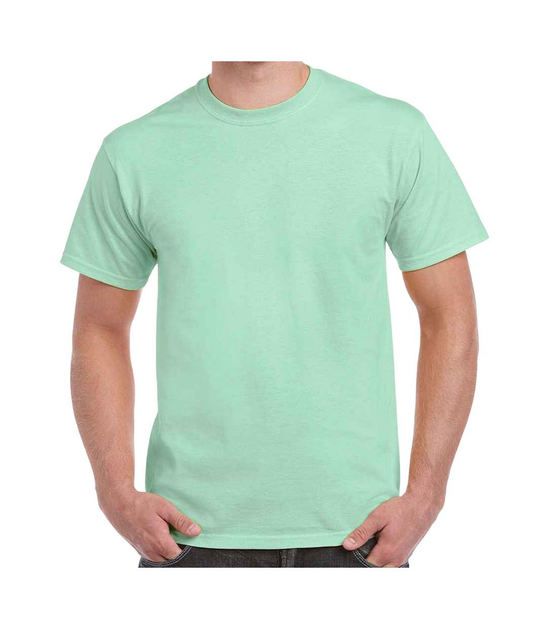 T-shirt manches courtes homme menthe Gildan