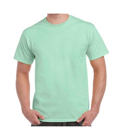 Mens heavy cotton t-shirt mint Gildan