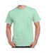 Mens heavy cotton t-shirt mint Gildan