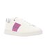 Womens/ladies carnaby pro leather trainers white/purple Lacoste-1