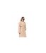 Womens/ladies Lapel Collar Trench Coat Beige 4th & Reckless-1